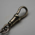 UK Antique Silver Plated Albert Chain with 1838 Sixpence Silver Fob