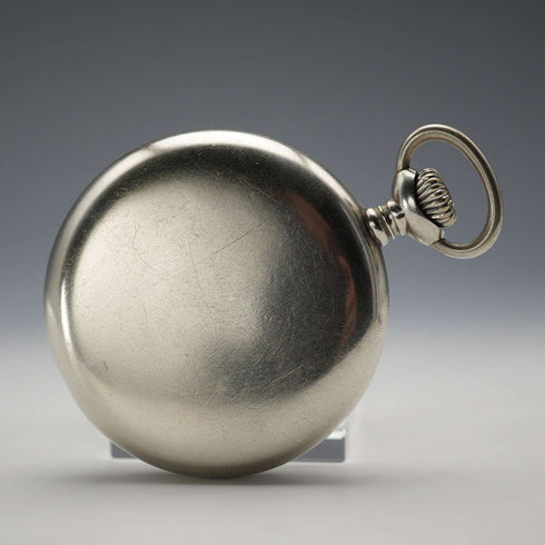 c. 1929 Switzerland Zenith Pocket Watch Mechanical Railroad Watch Alloy Case Good Working Order
