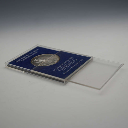 1969年 「アポロ11号 月面着陸」 純銀製 記念メダル 27g Franklin Mint ケース入り