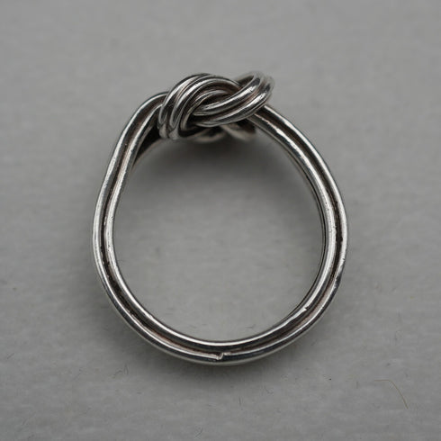 Vintage Sterling Silver Knot Design Ring (JP 13)