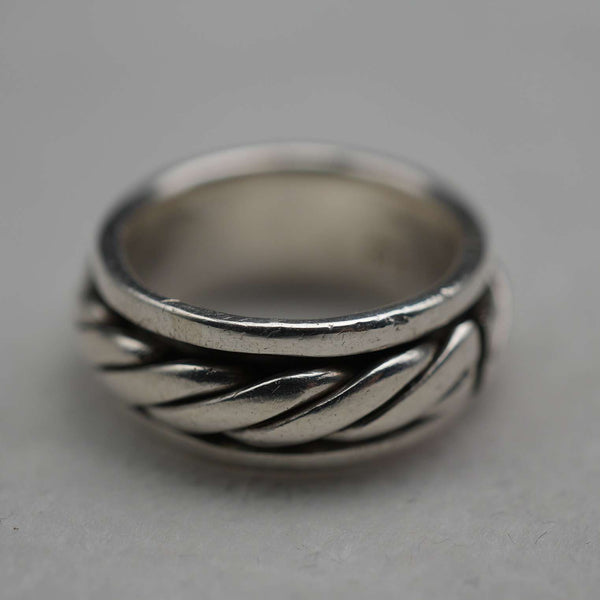 Vintage Sterling Silver Spinning Ring (Japan Size 10.5)