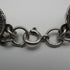 British Vintage Sterling Silver & 3 Pence Coin Bracelet 20g