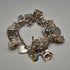 UK Vintage Silver Charm Bracelet 73g