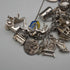 UK Vintage Silver Charm Bracelet 73g