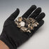 UK Vintage Silver Charm Bracelet 73g