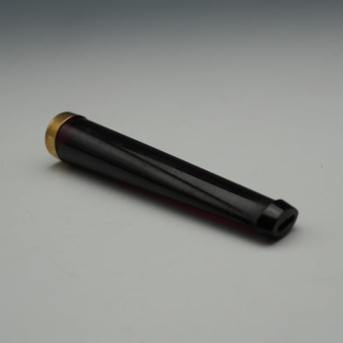British Antique Cheroot Holder/Cigarette Holder, Gold-Plated Decoration, Cased, Clifton