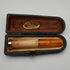 French Antique Cheroot Holder/Cigarette Holder, Gold-Plated Decoration, Cased, H.G.