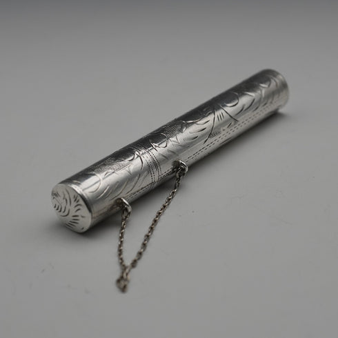 English Vintage Sterling Silver Needle Case by Mark Houghton Limited