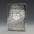 1907 British Antique Sterling Silver Card Case 80g Samuel M Levi