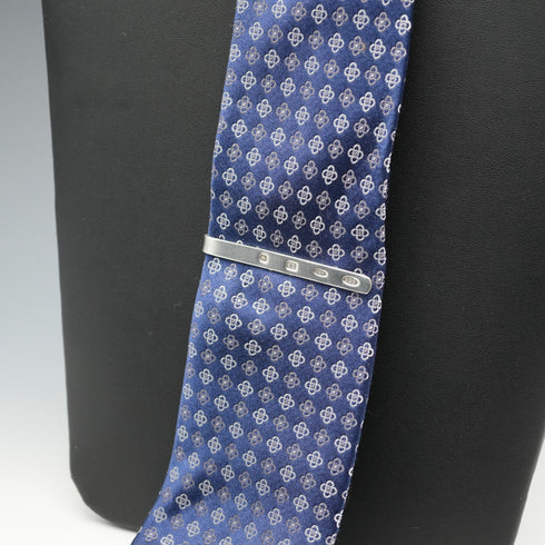 English Vintage Hallmarked Sterling Silver Tie Clip