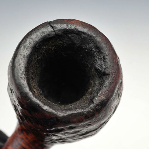 Early 20th Century British Vintage Dunhill Shell Briar Smoking Pipe - Damaged