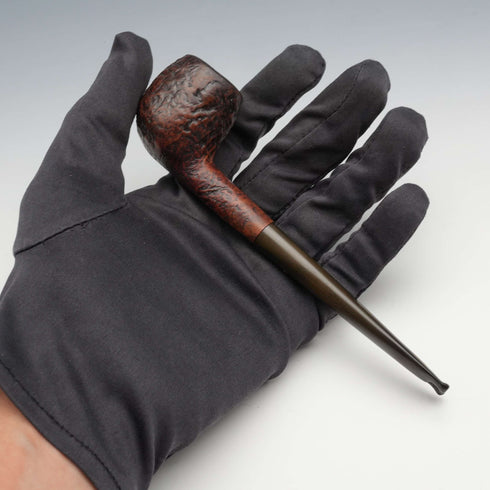 Early 20th Century British Vintage Dunhill Shell Briar Smoking Pipe - Damaged