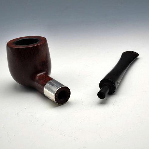 1990年 英国ヴィンテージ COMOY'S HALLMARK 純銀装飾スモーキングパイプ