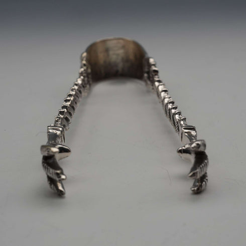 Early 20th Century Antique 800 Silver Sugar Tongs 22g
