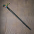 Vintage Black Shaft Painted Duck Handle Walking Stick Cane 87cm