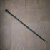 Vintage Black Shaft Rondel Handle Walking Stick Cane 83cm