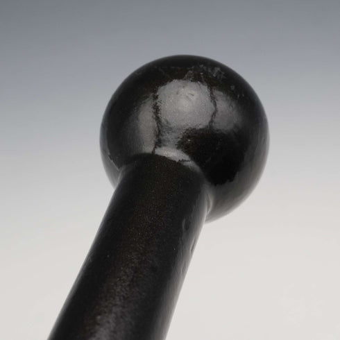Vintage Black Shaft Rondel Handle Walking Stick Cane 83cm