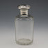 1901 English Antique Sterling Silver Lid Cut Glass Bottle