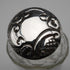 1901 English Antique Sterling Silver Lid Cut Glass Bottle