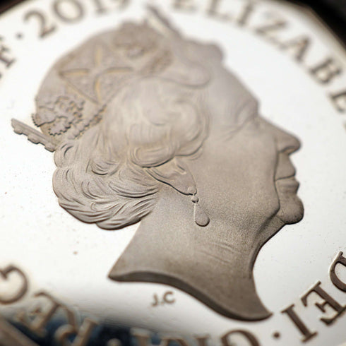 UK "Sherlock Holmes" 50 Pence Commemorative Silver Coin, Royal Mint with Case and Certificate