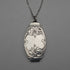 Vintage Sterling Silver Locket with Sterling Silver Necklace, Total 7.4g HB&S