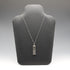 1976 English Vintage Solid Silver Ingot Pendant with Solid Silver Chain, Total 32.6g