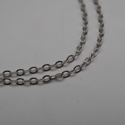 1976 English Vintage Solid Silver Ingot Pendant with Solid Silver Chain, Total 32.6g