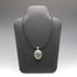 Antique Victorian Sterling Silver Locket Pendant with Leather Necklace 9.8g