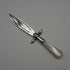 English antique mother-of-pearl handle, sterling silver blade, sword-shaped bookmark by Crisford & Norris