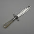 English antique mother-of-pearl handle, sterling silver blade, sword-shaped bookmark by Crisford & Norris