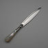 1907 British Antique Mother-of-Pearl Handle Sterling Silver Blade Bookmark by Crisford & Norris