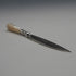 1907 British Antique Mother-of-Pearl Handle Sterling Silver Blade Bookmark by Crisford & Norris