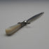 English antique mother-of-pearl handle, sterling silver blade, sword-shaped large bookmark, Crisford&Norris