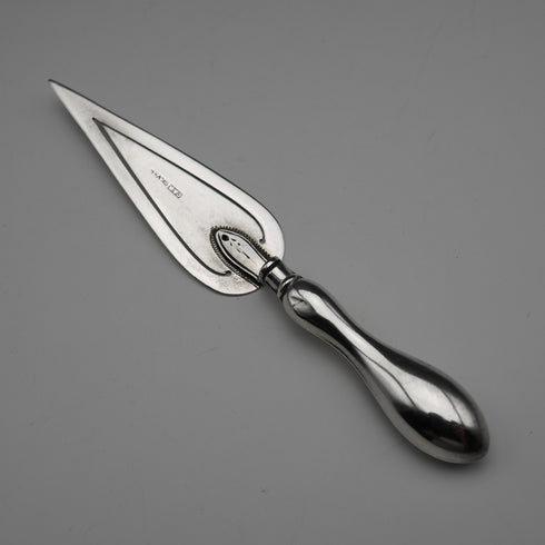 English Antique Sterling Silver Trowel-shaped Bookmark by Crisford&Norris