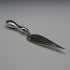 English Antique Sterling Silver Trowel-shaped Bookmark by Crisford&Norris