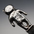 1923 British Antique Sterling Silver Teddy Bear Handle Bookmark by Adie & Lovekin