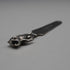 1923 British Antique Sterling Silver Teddy Bear Handle Bookmark by Adie & Lovekin