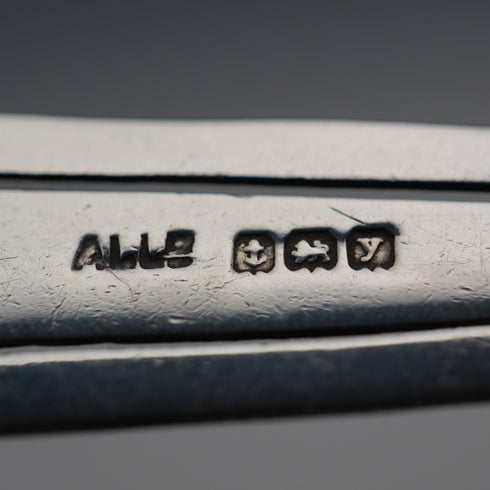 1923 British Antique Sterling Silver Teddy Bear Handle Bookmark by Adie & Lovekin