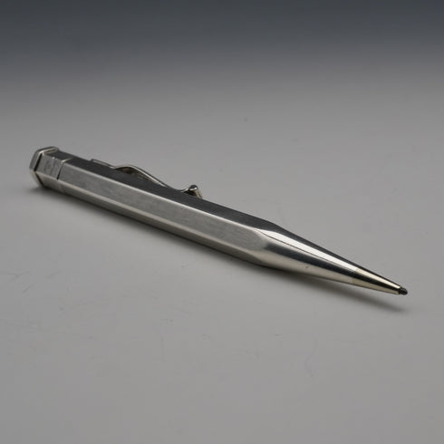 1949 English Vintage YARD-O-LETTE Sterling Silver Hexagonal Propelling Mini Pencil