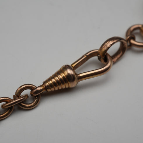 Vintage Gold Filled Albert Chain with Swivel Clasps, 50cm Total Length