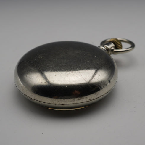 Circa 1911 Elgin Pocket Watch, Mechanical, 58mm Diameter, 18-Size, Alloy Case, Good Working Condition