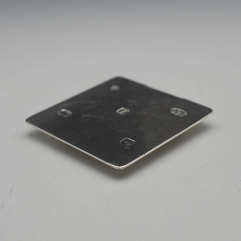 英国 L J Millington 方形纯银钱夹 16g