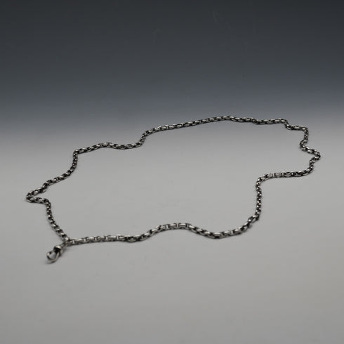 앤틱 800 실버 앵커 링크 롱 체인 75cm 25g