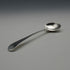 Cuchara de sal de plata de ley antigua británica de 1794, estilo Old English, Solomon Hougham, 8g