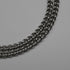 Colgante vintage de plata de ley con doble piedra (turquesa y color amatista) con cadena