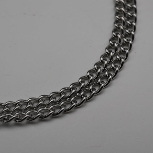 Colgante vintage de plata de ley con diseño Arts & Crafts y piedras múltiples, con cadena