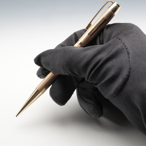 British vintage Yard-O-Led rolled gold propelling pencil, with case and instruction manual.