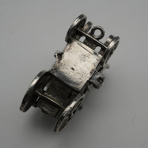 British Vintage Gold State Coach Silver Charm 12g