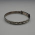 Vintage Teddy Bear Ornament Sterling Silver Adjustable Children's Bangle 6g