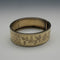 Brazalete de plata dorada antigua británica de 1882, 24,5 g, John Millward Banks